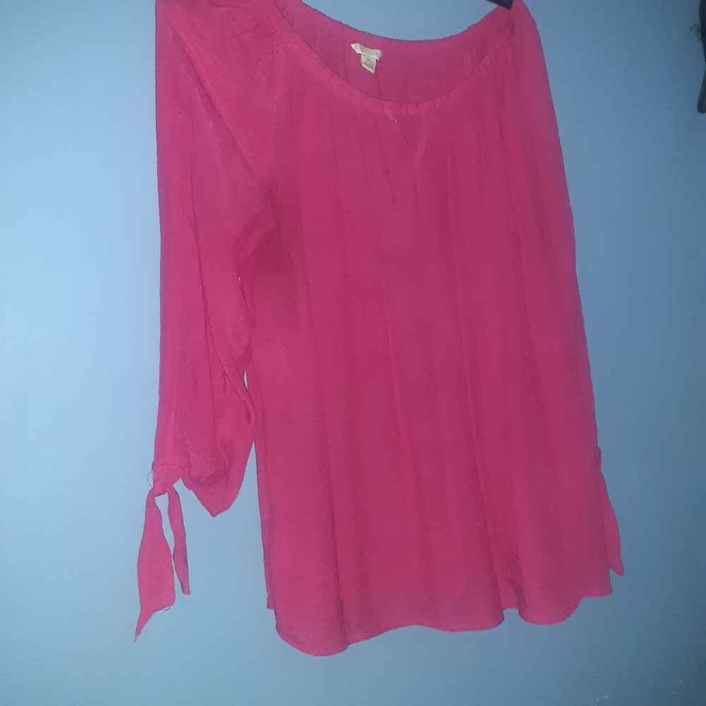 Fushia pink tunic size xl